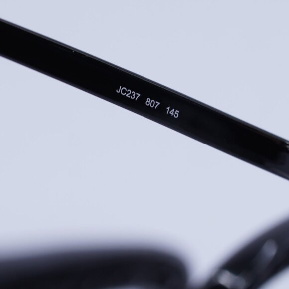 Jimmy Choo JC237 0807 00 Eyeglasses Black with Glitter 49mm Cat Eye Frame - Picture 4 of 10